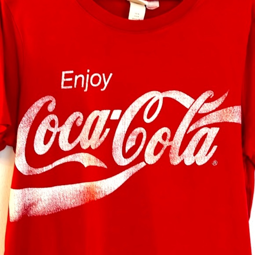 H&M Coca-Cola Branded Tee Shirt